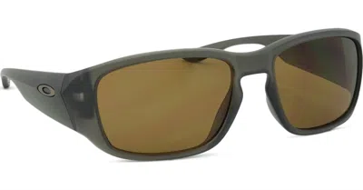 Oakley Unisex - Tourniquet Sunglasses In Matte Grey Smoke Prizm Bronze In Brown