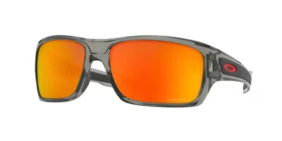 Oakley Unisex - Turbine Sunglasses In Grey Ink Prizm Ruby Polarized In Orange