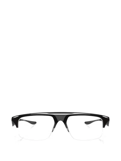 Oakley Valdosta Half-rim Glasses In Black