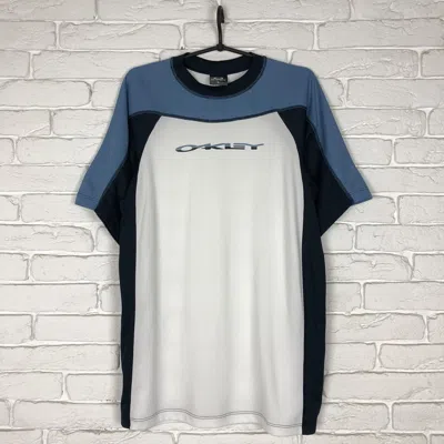 Pre-owned Oakley Vintage Jersey Tee T Shirt In White