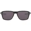 Oakley Square Frame Full-frame Sunglasses In Satin Black/prizm Grey