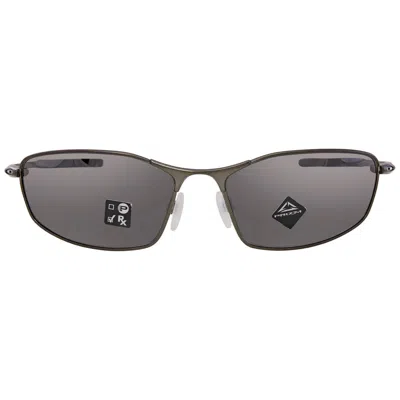 Oakley Whisker Prizm Black Rectangular Sunglasses Oo4141 414101 60