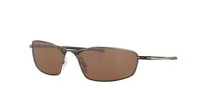 Pre-owned Oakley Whisker Sunglasses, Satin Pewter Frame, Prizm Tungsten Polarized Lens