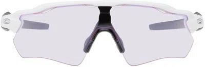 Oakley White Radar Ev Path Sunglasses In Brown