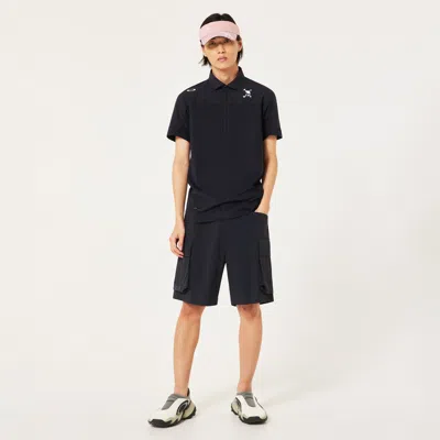 Oakley Wide Cargo Shorts In Black