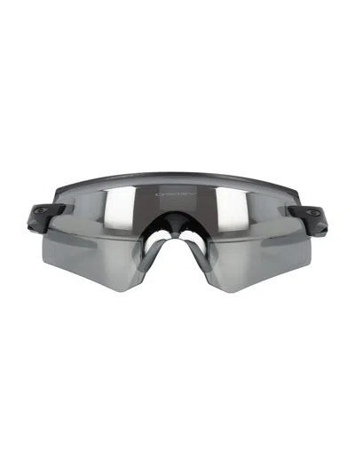 Oakley Wide Fit Encoder Sunglasses With Enhanced Coverage In Black