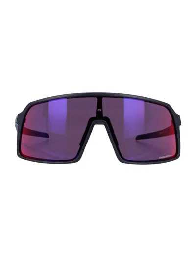 Oakley Wide Fit Wraparound Sutro Sunglasses In Black
