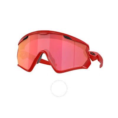 Oakley Wind Jacket 2.0 Prizm Snow Torch Shield Men's Sunglasses Oo9418 941825 45 In Red