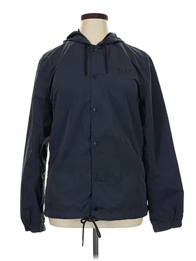 Pre-owned Oakley Windbreaker Jacket In Black