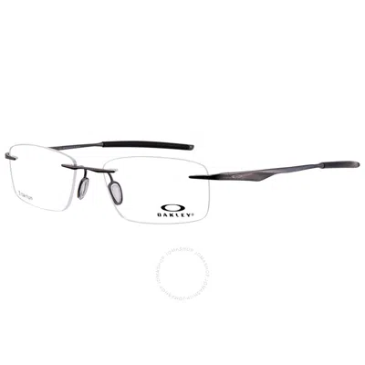 Oakley Wingfold Evr Demo Rectangular Men's Eyeglasses Ox5118 180353 53 In Transparent