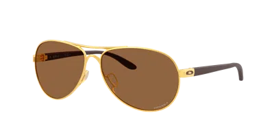 Oakley Woman Sunglass Oo4079 Feedback In Prizm Bronze