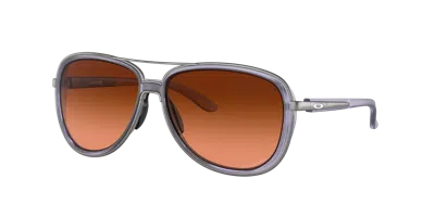Oakley Split Time Sunglasses In Matte Trans Lilac