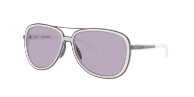 Oakley Women's Split Time Sunglasses, Oo4129 In Matte Vapor