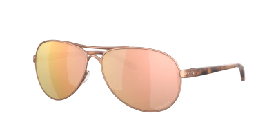 Oakley Woman Sunglass Oo4079 Feedback In Prizm Rose Gold