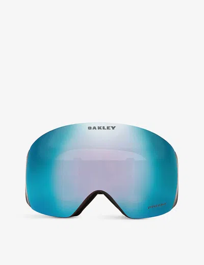 Oakley Womens Black Oo7050 00 Flight Deck Ski Goggles In Matte White