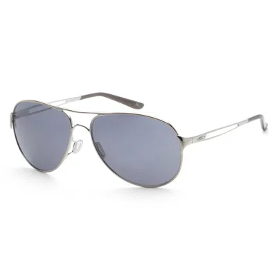 Oakley Women's Caveat 60 Mm Polished Chrome Sunglasses