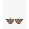 Oakley Womens Green Oo9439 Pitchman-r Round-frame O-matter Sunglasses In Green