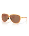 Oakley Woman Sunglass Oo4129 Split Time In Transparent Ginger