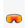 Oakley Womens Black Oo7120 Target Line L O Matter Snow Goggles In Black
