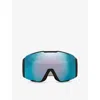 Oakley Womens Oo7137 Line Miner Pro Snow Goggles Black In Black
