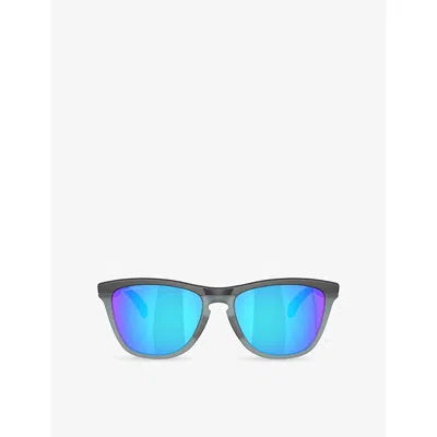 Oakley Womens Black Oo9284 Frogskins™ Range Round-frame O Matter™ Sunglasses In Pink
