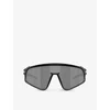 Oakley Womens Black Oo9404 Latch™ Panel Shield-frame Bio-matter™ Sunglasses In Black