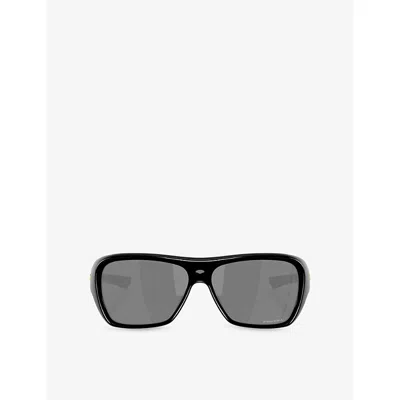 Oakley Womens Black Oo9492 Chaminade Square-frame Nylon Sunglasses In Orange