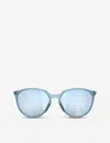 Oakley Womens Blue Oo9288 Sielo Round-frame O Matter™ Sunglasses In Blue