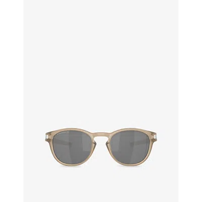 Oakley Womens Brown Oo9265 Latch Round-frame O Matter™ Sunglasses