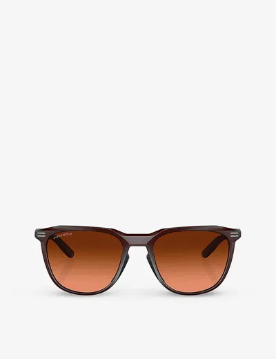 Oakley Womens Brown Oo9286 Thurso Round-frame Acetate Sunglasses