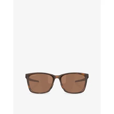 Oakley Womens Brown Oo9506d Paracord Square-frame Nylon Sunglasses