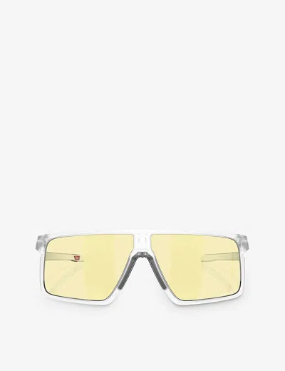 Oakley Womens Clear Oo9285 Helux Rectangle-frame O Matter™ Sunglasses