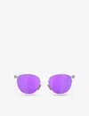 Oakley Womens Clear Oo9288 Sielo Round-frame O Matter™ Sunglasses In Clear