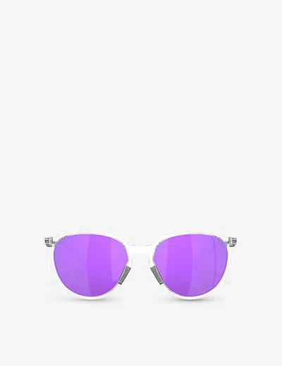 Oakley Womens Clear Oo9288 Sielo Round-frame O Matter™ Sunglasses