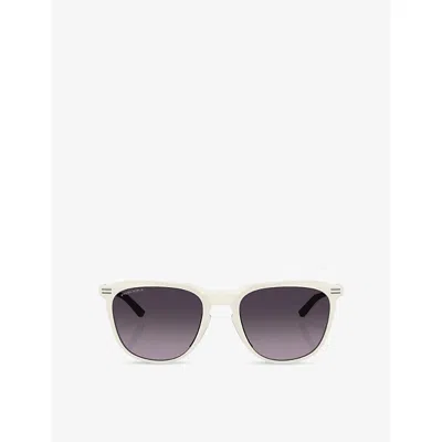 Oakley Womens Oo9415 Corridor Square-frame Acetate Sunglasses Clear In Transparent