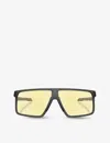 Oakley Womens Grey Oo9285 Helux Rectangle-frame O Matter™ Sunglasses In Grey
