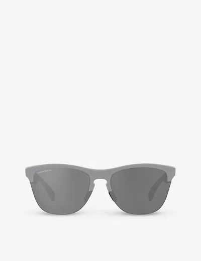 Oakley Frogskins Lite Cat-eye Sunglasses In Grey