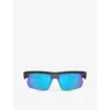 Oakley Womens Grey Oo9400 Bisphaera™️ Rectangle-frame O Matter™ Sunglasses In Grey
