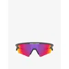 Oakley Womens Grey Oo9499 Sphaera™ Slash Nylon Sunglasses In Grey