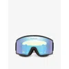Oakley Womens Oo7121 Target Line M O Matter Snow Goggles Black In Black