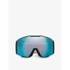 OAKLEY WOMENS BLACK OO7136 LINE MINER™ PRO L SHIELD-FRAME O MATTER SNOW GOGGLES