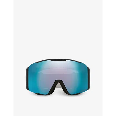 Oakley Womens Black Oo7136 Line Miner™ Pro L Shield-frame O Matter Snow Goggles