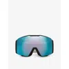 Oakley Womens Black Oo7137 Line Miner™ Pro M Shield-frame O Matter Snow Goggles In Black