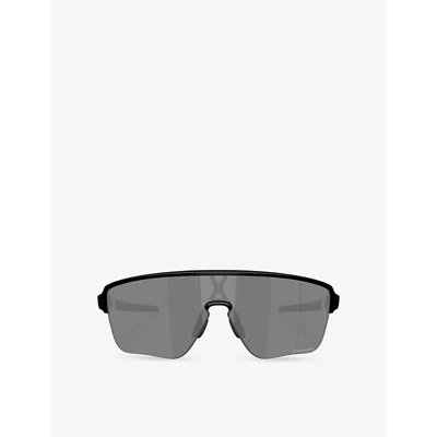 Oakley Womens Black Oo9415 Corridor Sq Duality Collection Rectangle-frame O Matter™ Sunglasses
