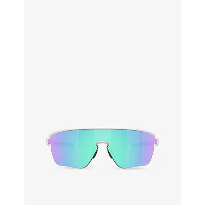 Oakley Womens Clear Oo9415 Corridor Sq Rectangle-frame O Matter™ Sunglasses