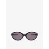 Oakley Womens Black Oo9438 Eye Jacket™ Redux Rectangle-frame O Matter™ Sunglasses In Black