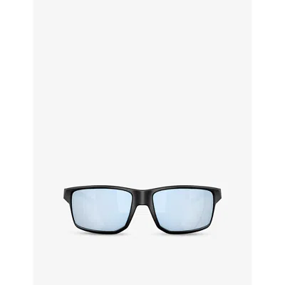 Oakley Womens Black Oo9470 Gibston Xl Rectangle-frame O Matter™ Sunglasses