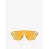 Oakley Womens  Oo9415 Corridor Shield-frame Acetate Sunglasses In Orange