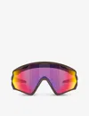Oakley Wind Jacket 20 Goggle-style Sunglasses In Red