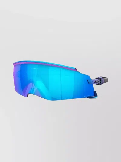 Oakley Wraparound Sunglasses Interchangeable Lenses In Blue
